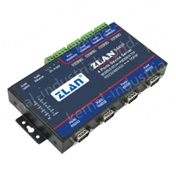 4 RS232 serial ports and 4 RS422/485 serial ports Serial Device Server
