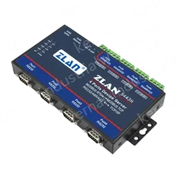 4 RS232 serial ports and 4 RS422/485 serial ports Serial Device Server