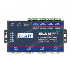 4 RS232 serial ports and 4 RS422/485 serial ports Serial Device Server