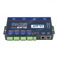 4 RS232 serial ports and 4 RS422/485 serial ports Serial Device Server