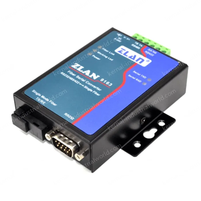 Level-type fiber-to-serial port