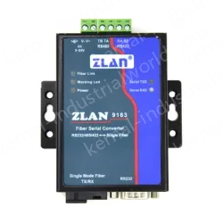 Level-type fiber-to-serial port