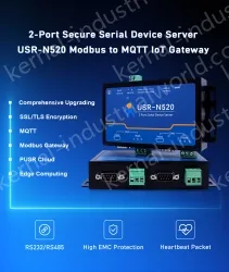RS-232/485 serial devices to the TCP/IP network