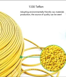 Teflon Wire Cable 26AWG Brown 7 cores