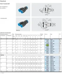Push-in fitting QSY-8(FESTO)